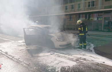 PKW Brand in Welser Innenstadt