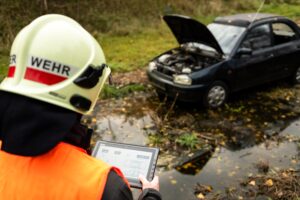 Aufgabe der Feuerwehr bei Unfällen