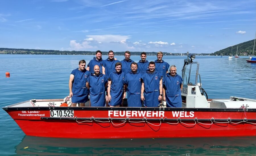 Mannschaft Tauchgruppe Feuerwehr Wels