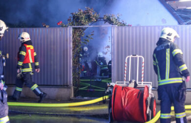 Unwetter- und Brandeinsätze hielten die Feuerwehrkräfte auf Trab