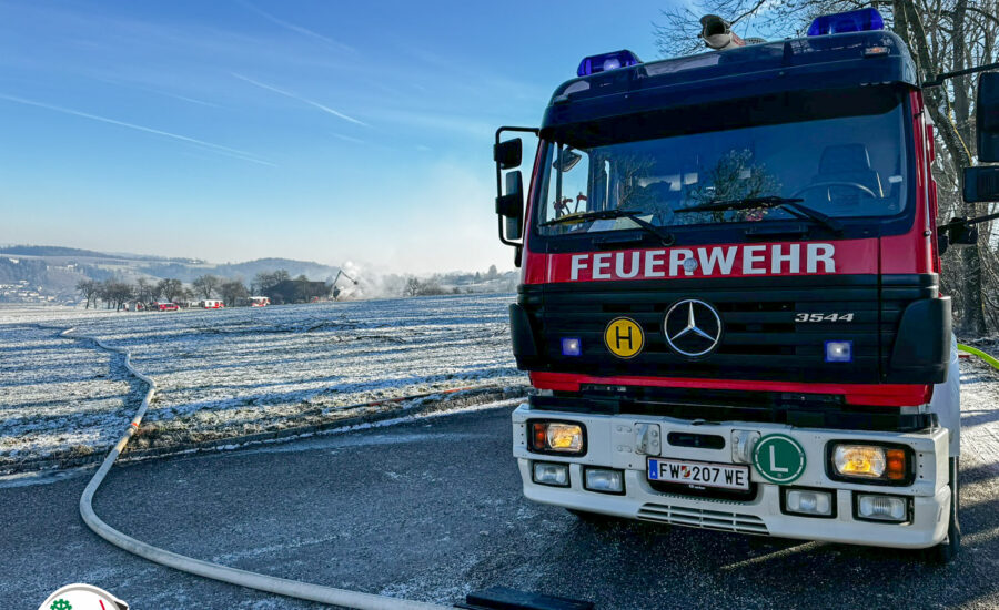 Brand landwirtschaftliches Objet Schlüßlberg-GR