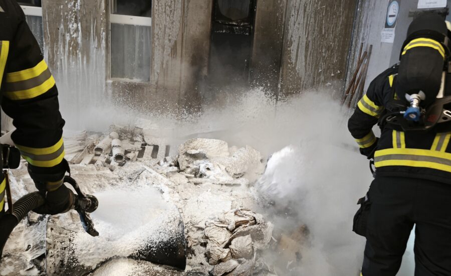 Automatische Brandmeldeanlage verhinderte Brandübergriff auf Gebäude