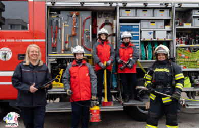 Frauenpower bei der Freiwilligen Feuerwehr Wels