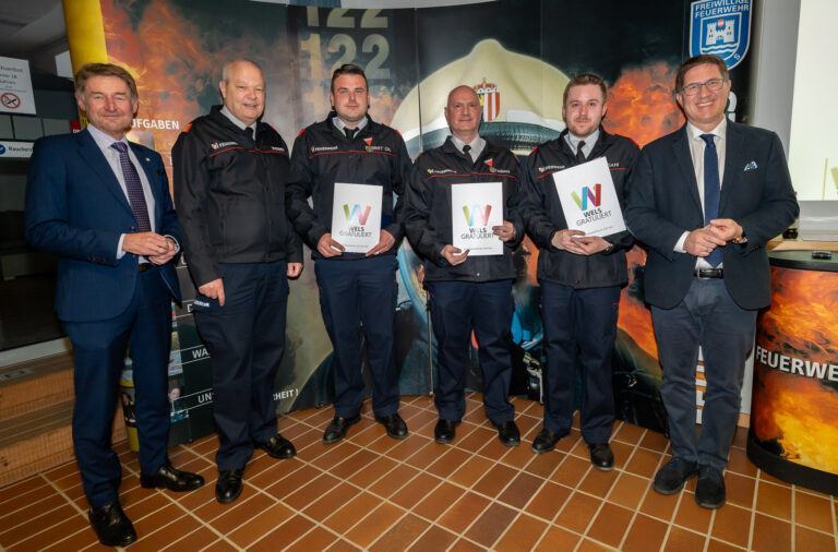 Dienstmedaille der Stadt Wels 20 jährige Tätigkeit