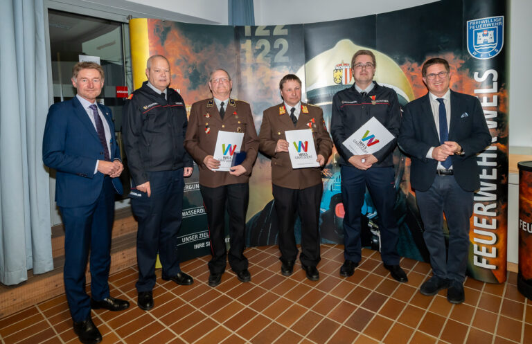 Feuerwehr Verdienstmedaille der Stadt Wels SILBER
