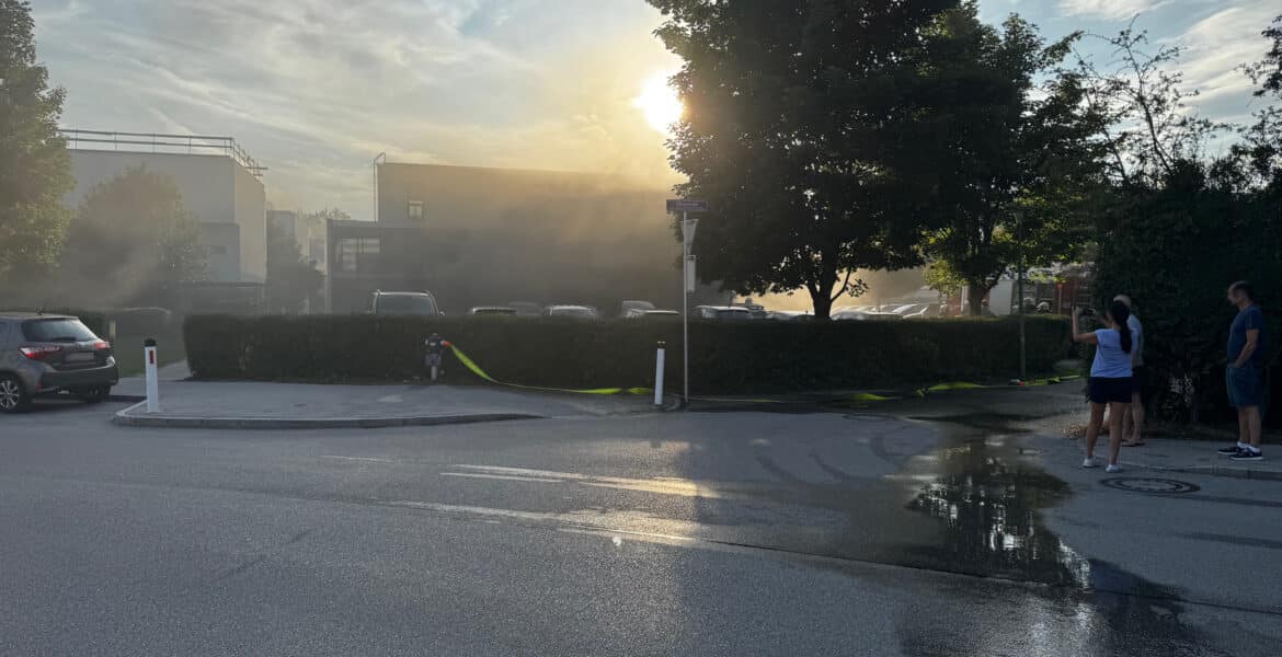 FF Wels/Graziani – Brand_Tiefgarage_Lichtenegg