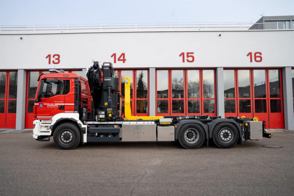 Feuerwehr Wels Wechselladefahrzeug